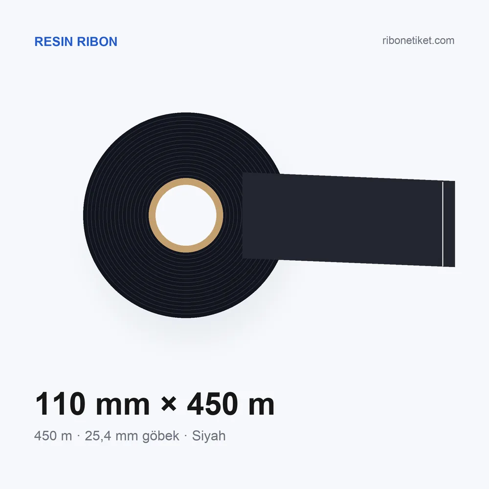 110 mm x 450 m Resin Ribon