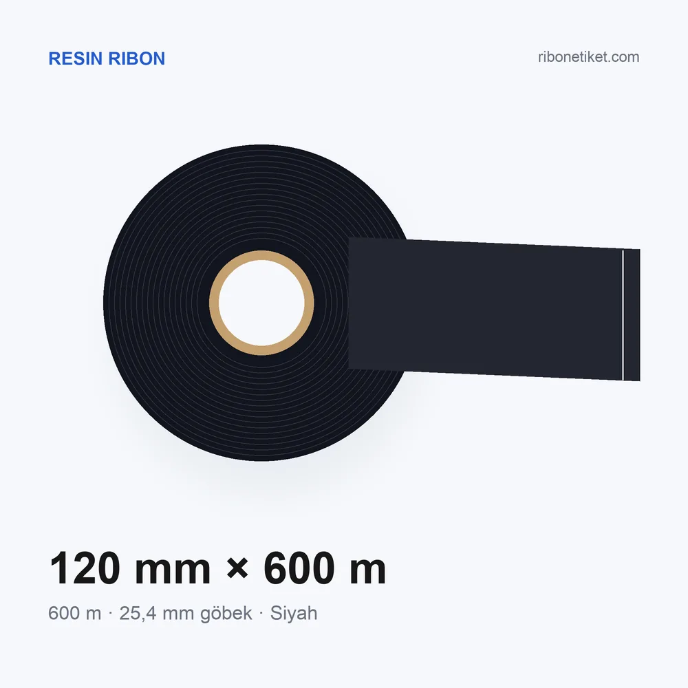 120 mm x 600 m Resin Ribon