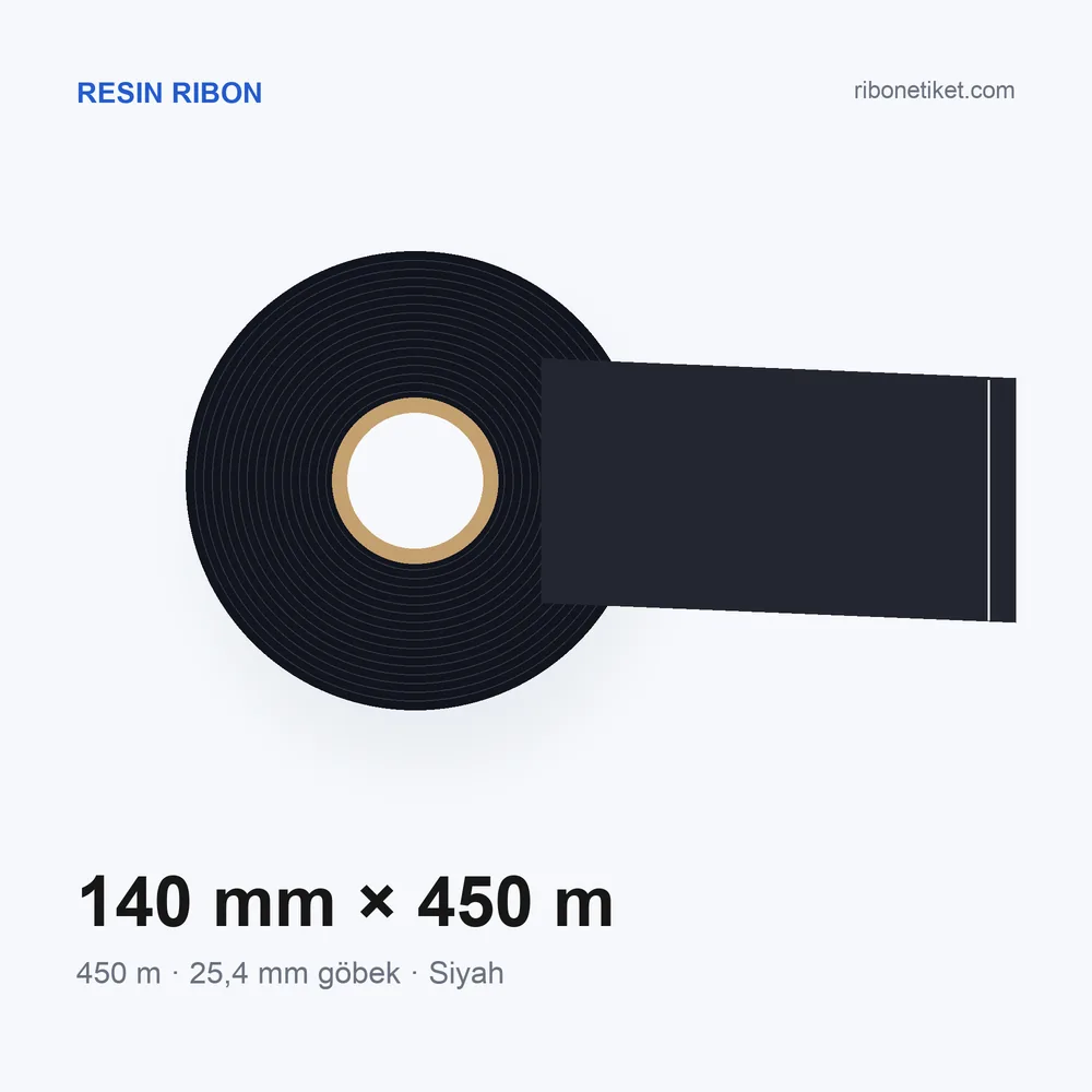 140 mm x 450 m Resin Ribon