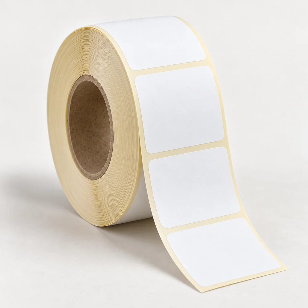 70×100 mm termal etiket rulosu, tek sıra, 40 mm göbek