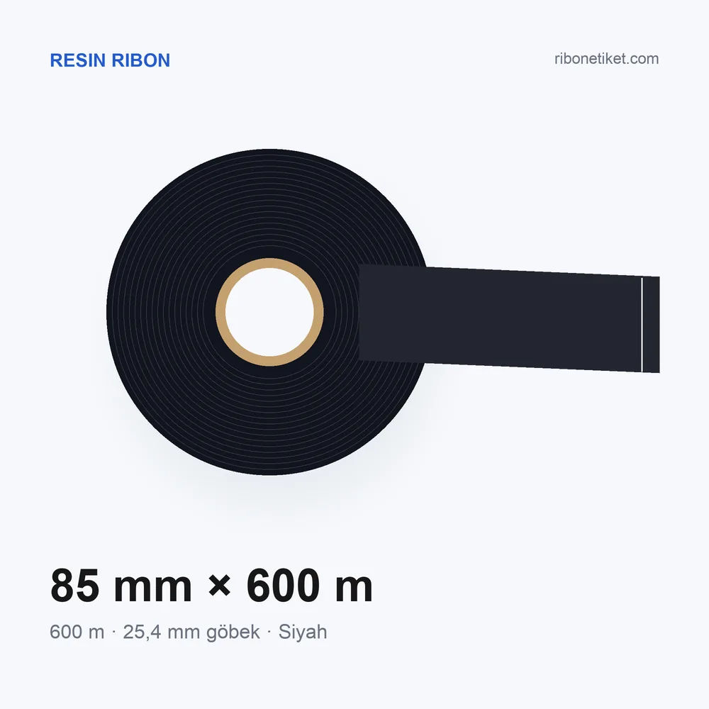 85 mm x 600 m Resin Ribon