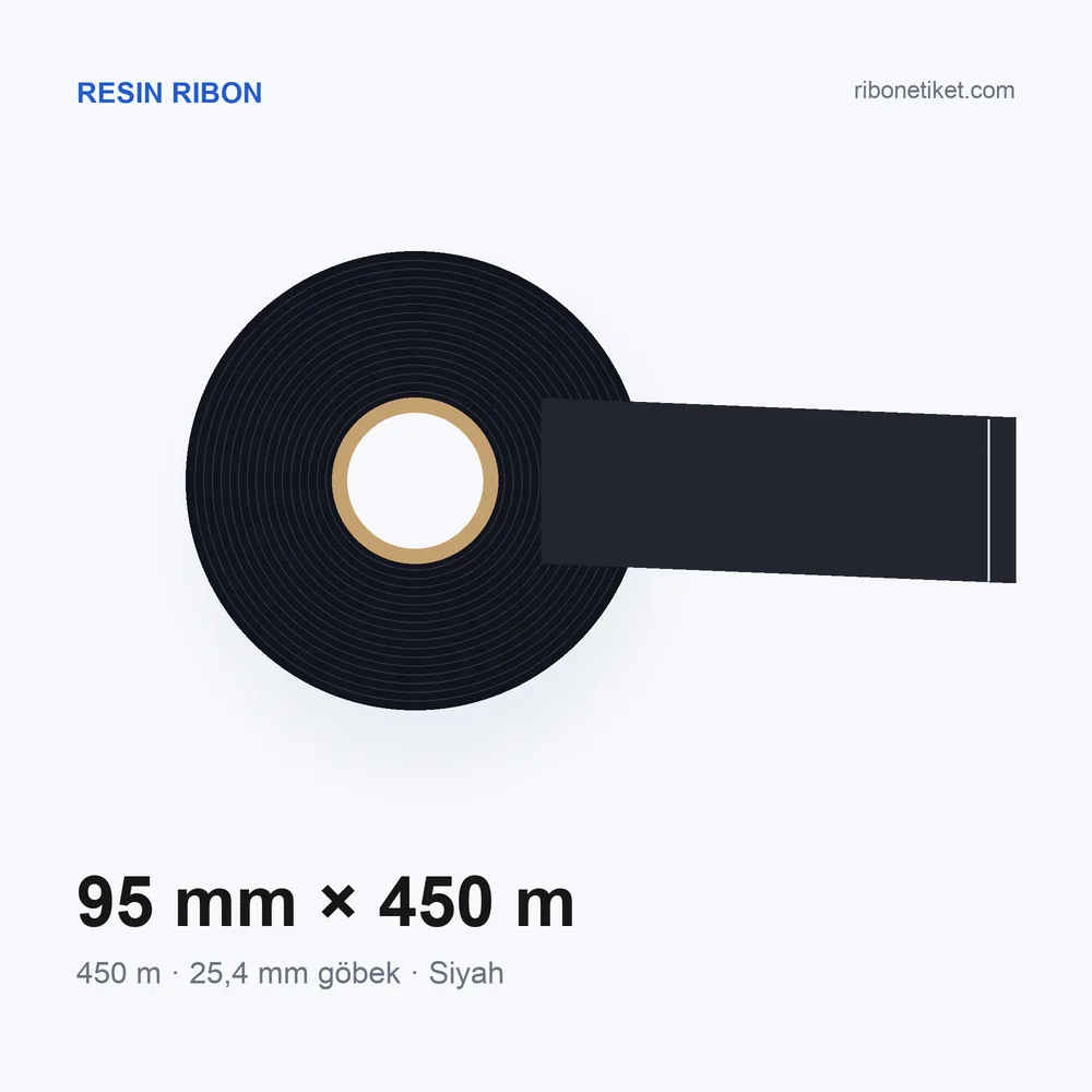 95 mm x 450 m Resin Ribon